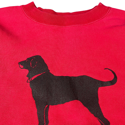 Black Dog Heavyweight Sweater Rot - L