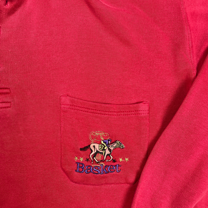 Basket Vintage Cropped Langarmshirt