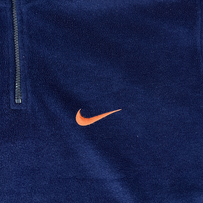Vintage Nike Fleecepullover Blau - XL
